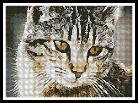 Artecy #11484 Cute Cat - Cross Stitch Pattern - NIP